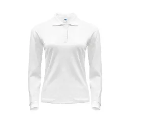 JHK JK216 - Polo de manga larga para mujer 200 - White